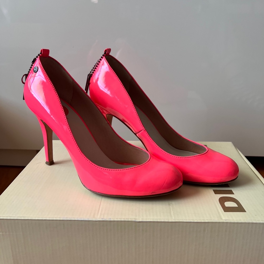 Diesel Pink Patent Leather Pump